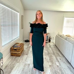 Formal Pine Green Dress